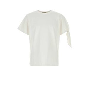 Jw Anderson Men White Cotton T-Shirt